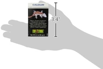 Exo Terra Calcium Powder Supplement for Reptiles and Amphibians, 3.2 Oz., PT 1851
