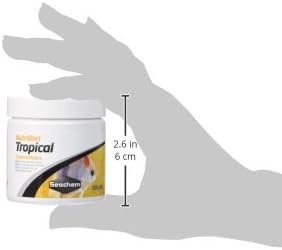 Seachem NutriDiet Tropical Flakes - Probiotic Fish Food Formula with GarlicGuard 15g/.5oz