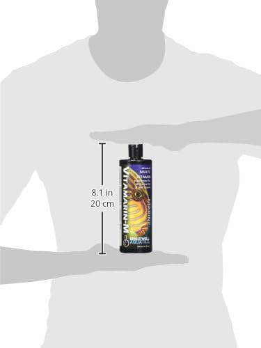 Brightwell Aquatics Vitamarin M - Liquid Multivitamin Supplement for Marine Fish Aquariums,500-ML