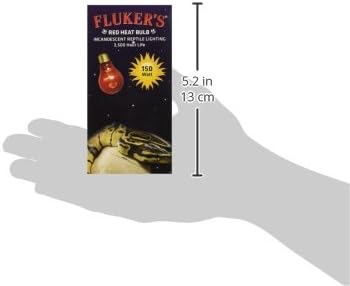 Fluker's Incandescent Red Heat Bulbs for Reptiles, 150 Watt