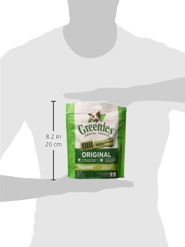 Dog Dental Treats for 5 to 15 lb Dogs to Fight Plaque (22-Count, Pack of 9) (9 Items)