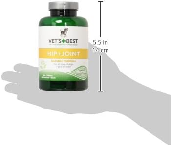 Vet's Best Advanced Hip & Joint Dog Supplements | Formulated with Glucosamine and Chondroitin to Support Dog Joint and Cartilage Health | 90 Chewable Tablets