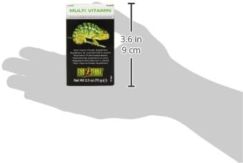 Exo Terra Multi Vitamin Powder Supplement for Reptiles and Amphibians, 2.5 Oz., PT 1861