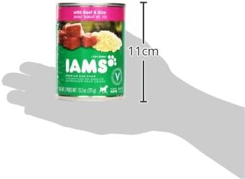Iams, Premium Dog Food, Beef & Rice Entree, 13.2 oz