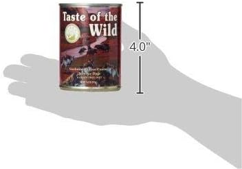 Taste of the Wild Grain-Free Canned Dog Food Variety Pack - Wetlands, Pacific Stream, High Prairie, and Sierra Mountain Pack of 12, 13.2 ounce cans by Taste of the Wild