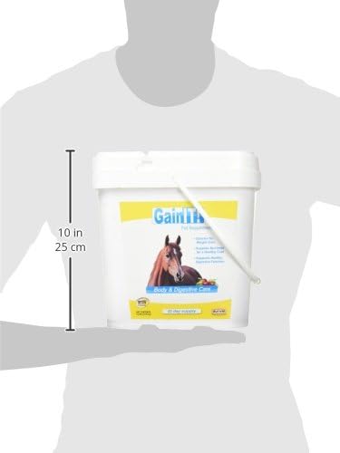 Durvet Gain It Fat Supplement Body and Digestive Care For Horses, 8 Pound Container