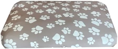 DUKE&LEFTY PetBed Slipcover-Stretch Soft Petbed Cover-Universal-Easy to Remove (Zipper Free)-Tan/Medium
