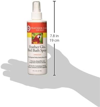 Feather Miracle Care Feather Glo Bird Bath Spray, 8-Ounce