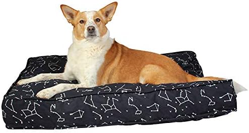 Molly Mutt Huge Dog Bed Cover - Rocketman Print - Measures 36”x45”x5’’ - 100% Cotton - Durable - Breathable - Sustainable - Machine Washable Dog Bed Cover