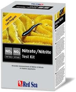 Red Sea Fish Pharm ARE21465 Marine Care Program Nitrate/Nitrite Kit for Aquarium, 60/100 Tests