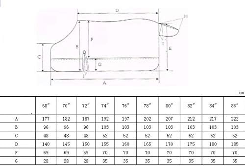 1200Denier Waterproof and Breathable Horse Sheet Tgw Riding Horse Blanket (82", Purple)