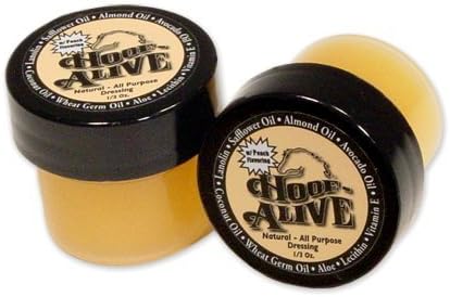 Hoof-Alive. Natural, All-Purpose Dressing Penetrates Hoof Wall and Living Tissue. Promotes Strong, Healthy Hoof Growth. Helps Heal Water and Quarter Cracks. Non-Irritating. Petroleum-Free.