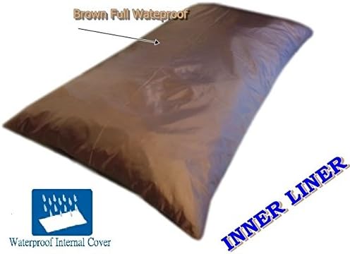 Waterproof Water Resistant Internal Inner Dog Cat Bed Pillow Zipper Cover Liner Case (37x27x4 INCHES)