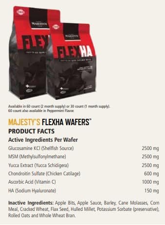 Majesty's FlexHA Wafer Supplement, 30-Count