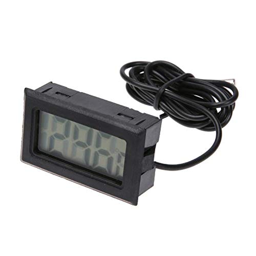 MACHSWON Portable Aquarium Fishes Thermometer Water Tank Temperature Gauge LCD Digital New Aquarium Temperature Gauge Digital Thermometer for Fish Tank Water Atom Aquarium