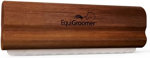 EasyGroomer Deshedding Brush for Dogs Cats| Natural Mahogany | Undercoat Tool for Large and Small Pets | Comb Removes Loose Dirt, Hair and Fur While | Perfect for Short and Long Hair Grooming Shedding