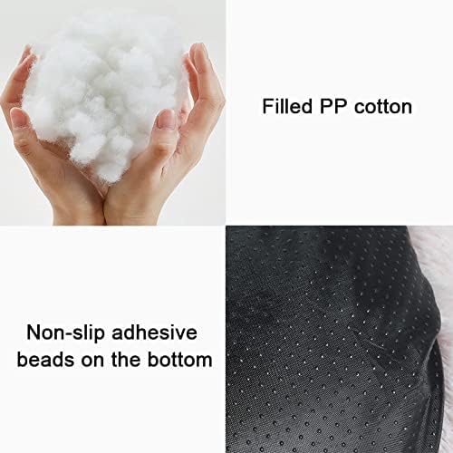 Cat Beds for Indoor Cats - Cat Bed Washable 20/24 inches, Dog Beds for Small Medium Dogs, Anti Anxiety Round Fluffy Plush Faux Fur Cat Bed,Thick Bottom Keep Pets Off The Cold Tile