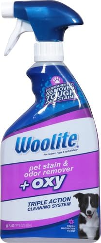 Woolite Pet Stain & Odor Remover + Oxygen Trigger, 22 Ounces, 0890