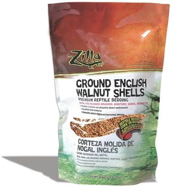 Zilla Reptile English Walnut Shell Litter [Set of 2] Size: 5 Quarts