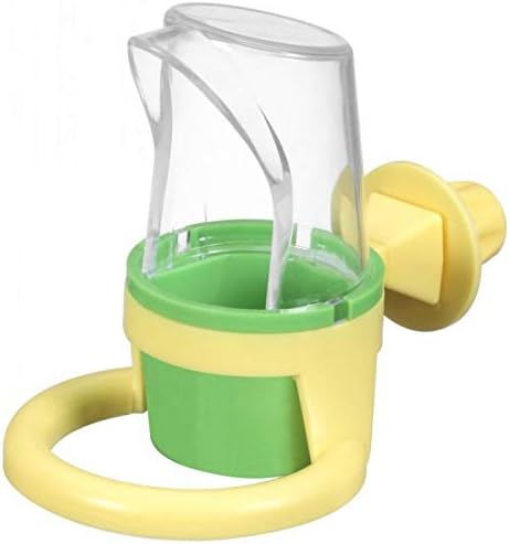 JW Pet Bird Cage Clean Cup Feeder & Water Cup Bird Accessory, Small (Assorted Colors)