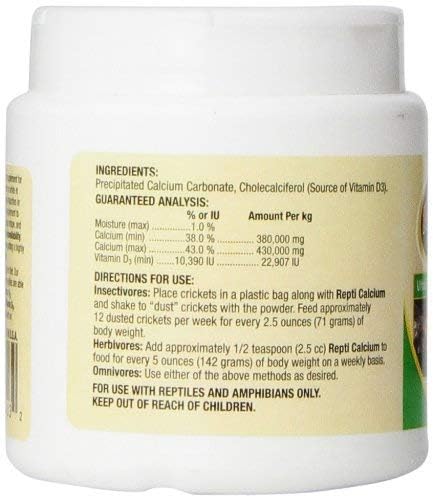 Zoo Med Repti Calcium D3 Reptile Supplement