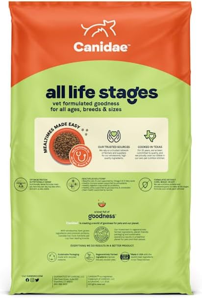 CANIDAE All Life Stages Platinum Less Active Multi-Protein Formula Dry Dog Food, 27 lbs.