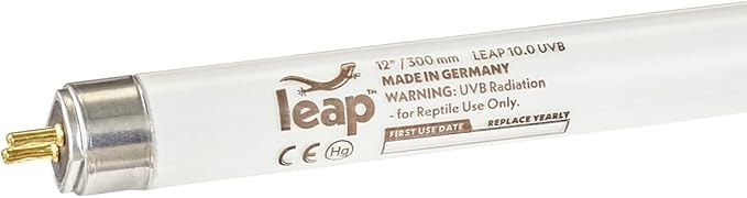 Habitats T5 HO 10.0 UVB Bulb for Reptiles & Amphibians - German-Made, Prevents MBD, Promotes Vitamin D3 (12", 8, Watts)