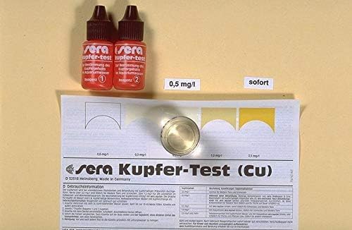 sera copper-Test (Cu) 15 ml, 0.5 fl.oz. Aquarium Test Kits