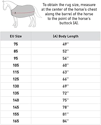 HORZE Nevada 1200D Lightweight Waterproof Horse Turnout Rain Sheet (No Fill) - Black - 75 in