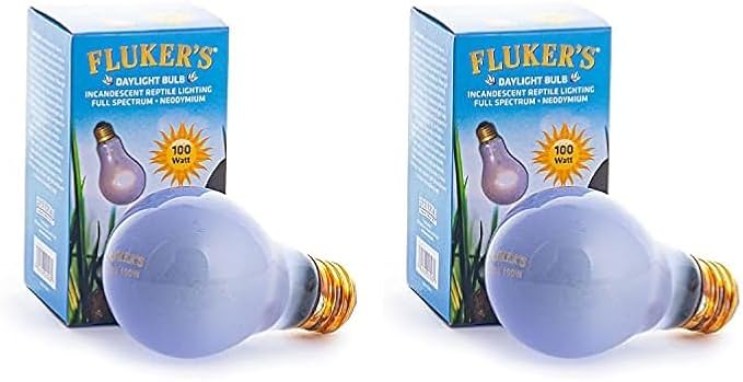 Fluker's Neodymium Daylight Bulbs for Reptiles (Pack of 2)