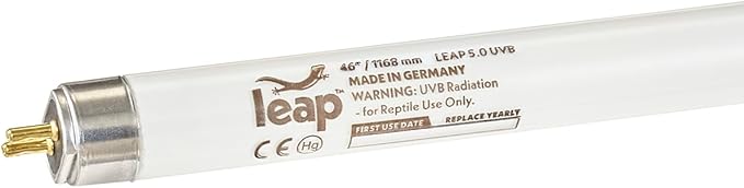 Leap Habitat Terrarium T5 HO Reptile, Amphibian UVB Bulb 5.0 (46", 54, Watts)