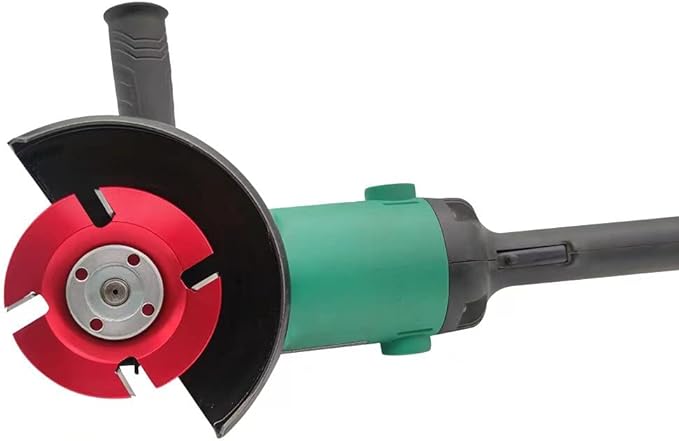 Cattle Hoof Trimming Cutter Double-Sided Livestock Cow Hoof Trimming Disc Tools with 4 Sharper Cutter Head-Red