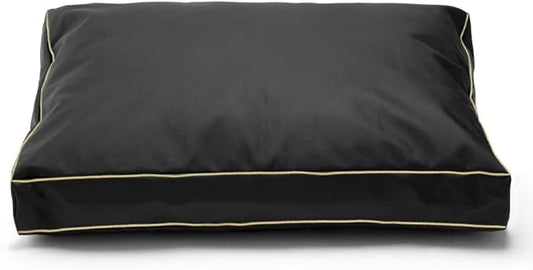 Dog Bed Cover 54Lx44Wx4H Inch.Waterproof Heavy Duty Durable Oxford Dog Bed Replacement Covers with Zipper.Washable Removable Pet Bed Mattress Protector Cover.Black,Cover Only.