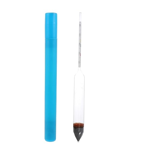 POPETPOP 1pc Salt Measurer Pond Easy Series to Finishing Salinity Fish Brine Salimeter Precision Professional Gravity Saturated for Hydrometer- Tester Saltwater High Sea Measure