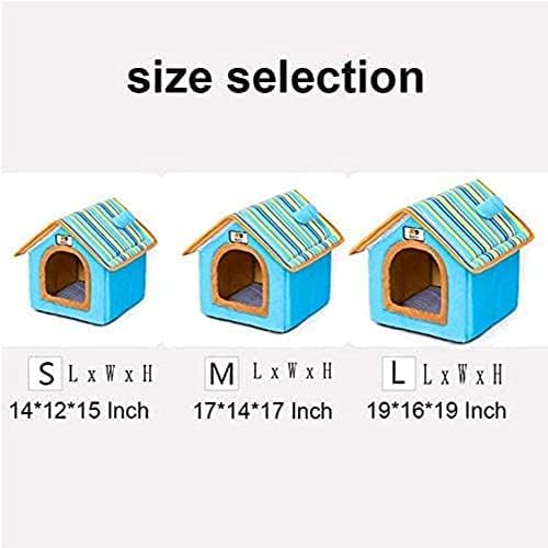 Comfortable Pet Cat Dog House Removable Dog Cat Bed Pet All Weather Cat Dog House Cat Puppy Shelter