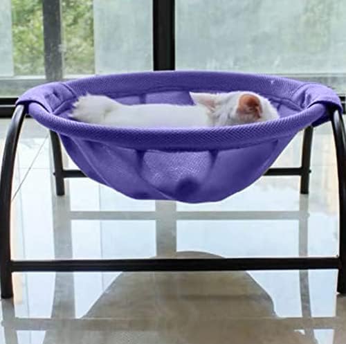 Cat Bed Dog Bed Pet Hammock Bed Cat Sleeping Cat Supplies Pet Supplies Whole Wash Stable, Detachable & Breathable, Easy Assembly Indoors Outdoors, 16.9 in x 16.9 in x 9.5 in