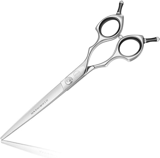 HASHIMOTO Dog Straight Scissors,Grooming Shears for Dogs,Cat Grooming Scissors,7.0 inch,Light Weight.