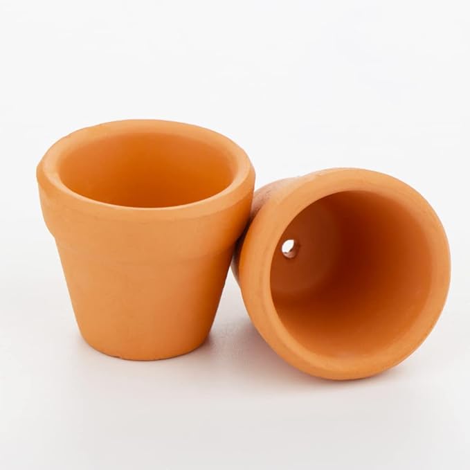 2 Pcs Spider Ceramic Small Hideout Shelter, with 6 Pcs Micro Water Bowl for Tarantula Scorpion Millipede Spider Tiny Reptile