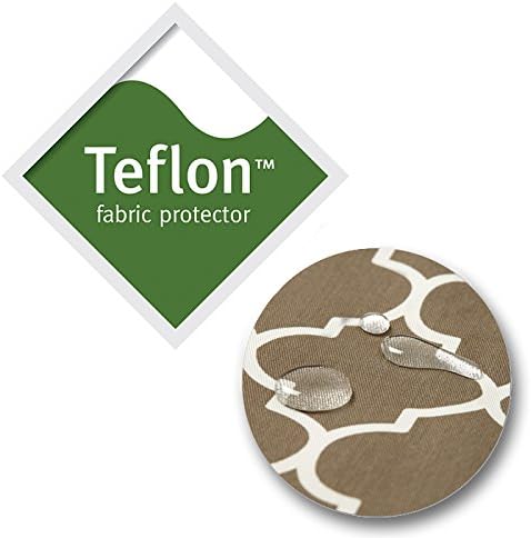 Midwest Homes for Pets Over-Stuffed Dog Bed feat Teflon with Brown/Fleece Pattern, Medium