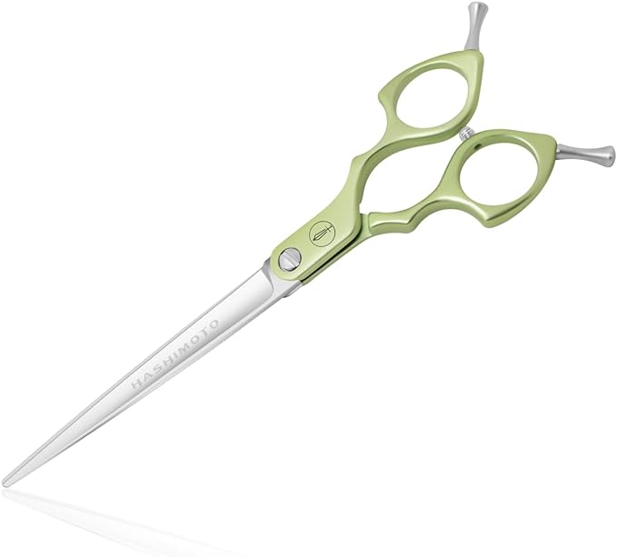 HASHIMOTO Dog Cutting Scissors for Grooming, Grooming Scissors for Dog, Straight Blade, Extremely Light Weight, Matte Surface, Designed for Professional Pet Groomers or Family DIY Use.