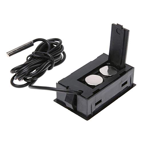 MACHSWON Portable Aquarium Fishes Thermometer Water Tank Temperature Gauge LCD Digital New Aquarium Temperature Gauge Digital Thermometer for Fish Tank Water Atom Aquarium