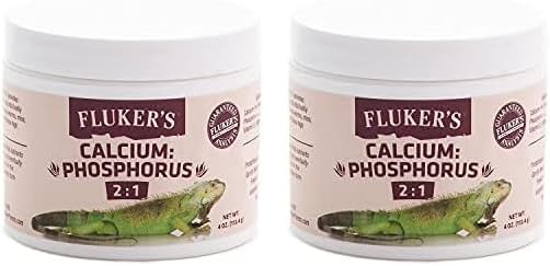 Fluker's Calcium to Phosphorus Reptile Dietary Supplement, 4 oz (Pack of 2)