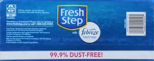 Fresh Step Clumping Cat Litter, Multi-Cat Odor Control, 14 lbs (Pack of 2)