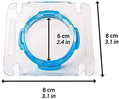 Ferplast Hamster Cage Play Tube | Replacement Wire Port Connector to Connect Play Tunnel to Hamster Cage, Wire Connector 3.15L x 3.75W with a Tube Diameter of 2.4 - Inches, Replacement Part ONLY*