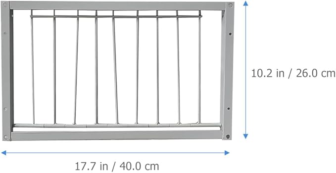 POPETPOP Pigeon Entrance Door Iron Wire Bird Cage Door Pigeon Bird Entrance Trap Bird Breeding Supplies for Pigeon Birds House White