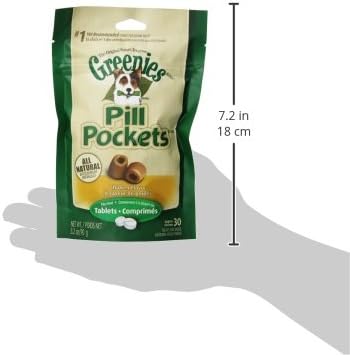 Greenies Pill Pockets Soft Dog Treats, Chicken, Tablet, 3.2 Oz. (Pack Of 6)