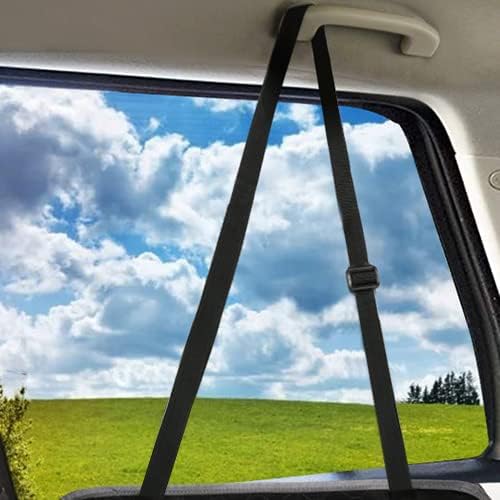 Mancro Dog Seat Cover for Back Seat, Scratchproof Dog Car Seat & Waterproof Dog Hammock for Car with Side Flaps, Durable Nonslip Dog Car Seat Cover，Black, X-Large