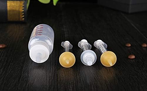 Pet Feeding Bottle and Replacement Mini Nipples with Syringes