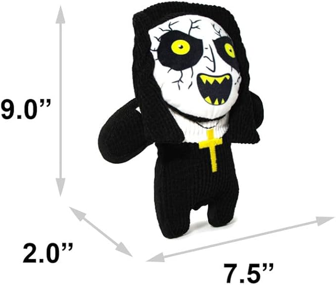 Buckle-Down Pet Corduroy Plush Squeaker Toy - The Nun Sister Irene Standing Pose 8" x 9"
