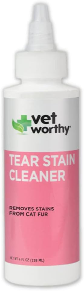 Vet Worthy Tear Stain Cleaner for Cats (4 oz)